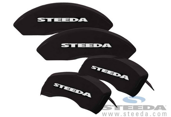 Caliper Covers w/ Silver Steeda - Front & Rear